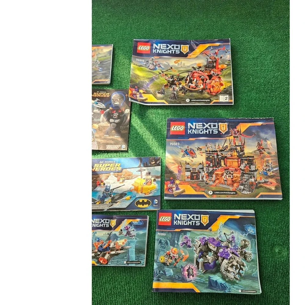 LEGO Instructions Lot - Nexo Knights & DC Comics Super Heroes -‎ No Bricks